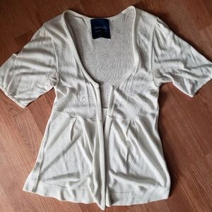 Cream cardigan